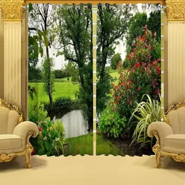 Pack_Of_2-_Polyester_piece_Green_landscape_printed_Heavy__European_semi_transparent_Curtains_Grommet_Curtain?for?Living?Room
