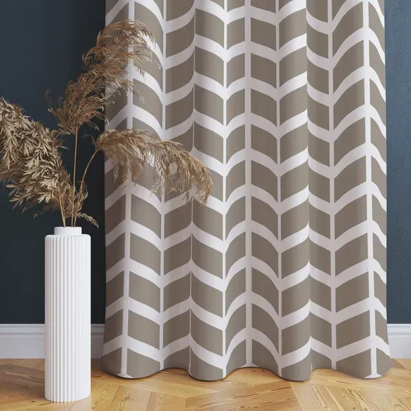 Pack_Of_2-_Polyester_piece_Grey_and_yellow_printed_Heavy__European_semi_transparent_Curtains_Grommet_Curtain?for?Living?Room
