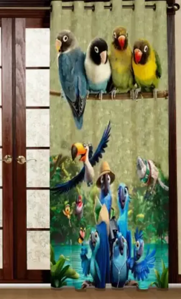 Pack_Of_2-_Polyester_piece_Parrot_printed_Heavy__European_semi_transparent_Curtains_Grommet_Curtain?for?Living?Room