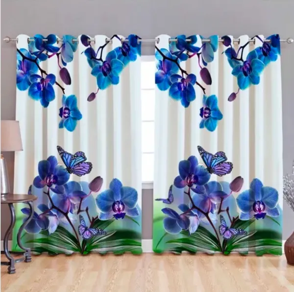 Pack_Of_2-_Polyester_piece_Blue_floral_printed_Heavy__European_semi_transparent_Curtains_Grommet_Curtain?for?Living?Room