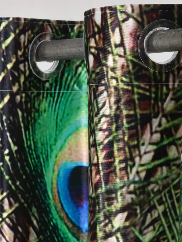 Pack_Of_2-_Polyester_piece_Peacock_printed_Heavy__European_semi_transparent_Curtains_Grommet_Curtain?for?Living?Room