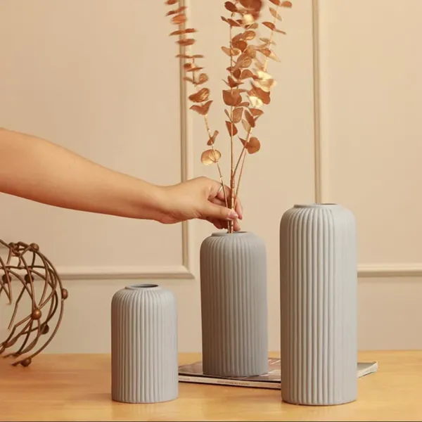 Modern_Ceramic_Flower_Vase_for_Living_Room_|_Set_of_3_PCS_|_Grey