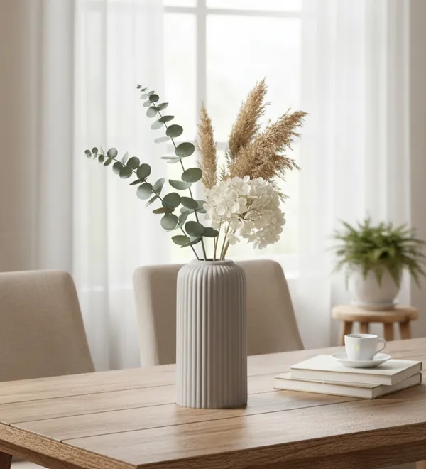 Modern_Ceramic_Flower_Vase_Grey_Matt-_6"(Small_-Without_Flower)