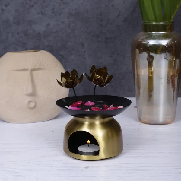 Golden_Aroma_Diffuser_for_Home_in_Brass_6"_with_Lotus_Flower_Decor_Gift_for_New_Home_Oil_Diffuser_for_Aromatherapy_Home_Decor_Item