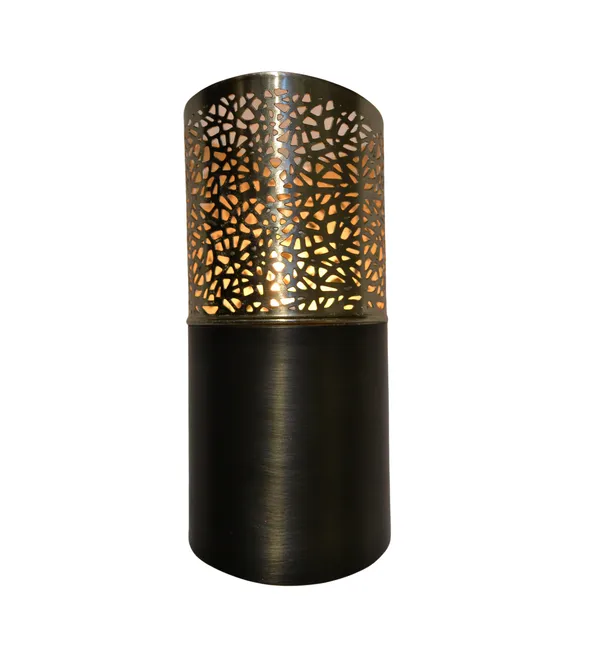 Cylindrical_Shape_Wall_Candle_Holder_Nickle_And_Antique_Zinc_Platting