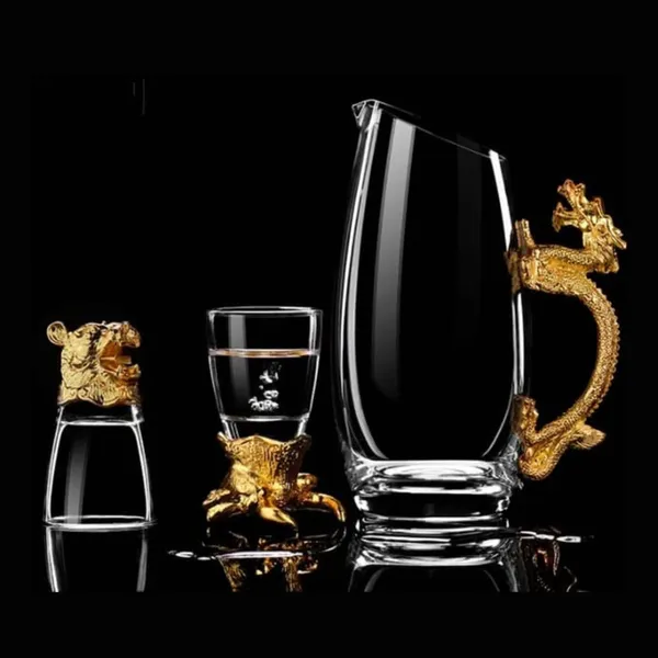SHOT_GLASSES_SET_OF_12_PC_WITH_SERVING_PITURE_GOLD_FINISH