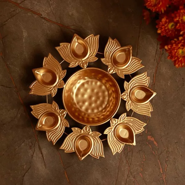 Lotus_Diya_Urli_Bowl_Gold_(10_"-_SMALL)