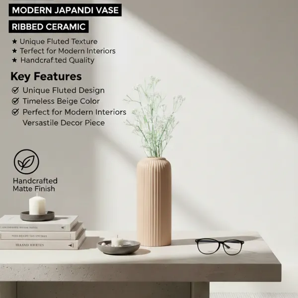 Modern_Ceramic_Flower_Vase_Beidge_Matt-10"(LARGE-Without_Flower)
