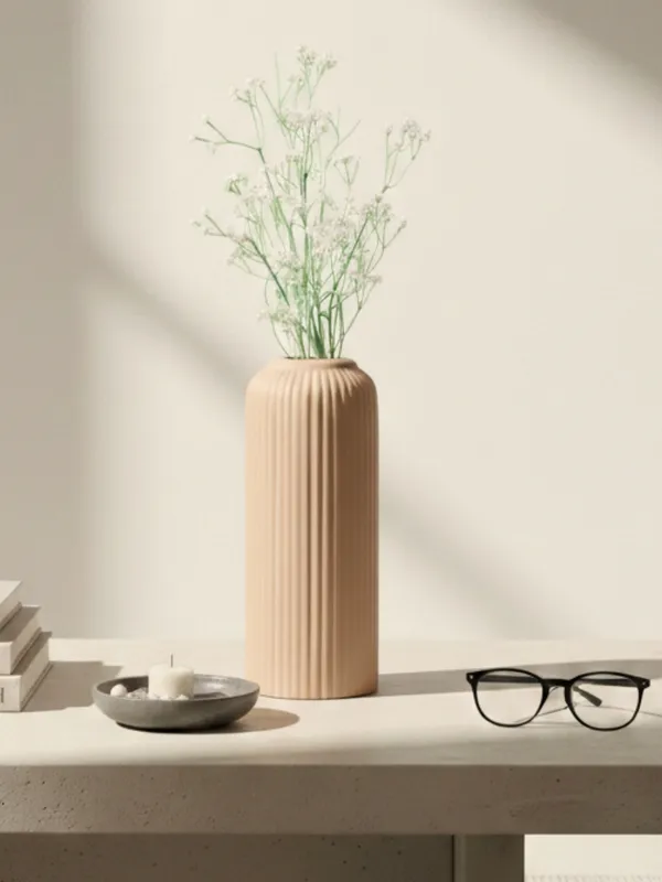 Modern_Ceramic_Flower_Vase_Beidge_Matt-10"(LARGE-Without_Flower)