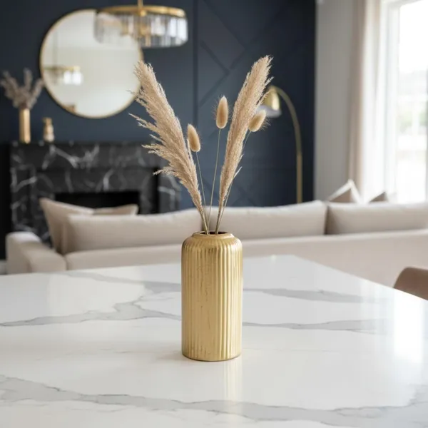 Modern_Ceramic_Flower_Vase_Gold_-_6"(Small_-Without_Flower)