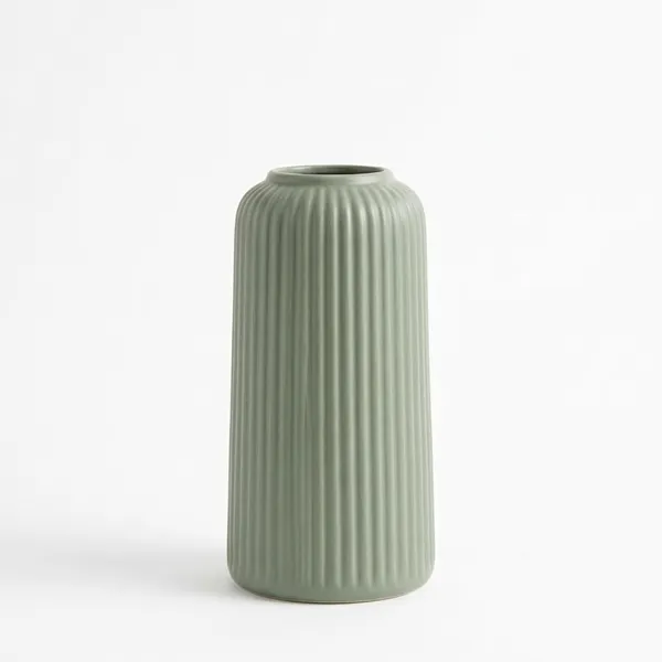 Modern_Ceramic_Flower_Vase___Sage_Green-_6"(Small_-Without_Flower)