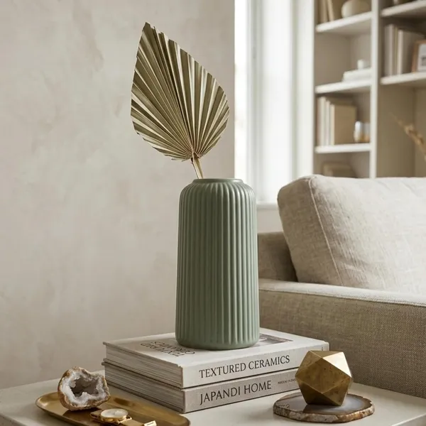 Modern_Ceramic_Flower_Vase___Sage_Green-_6"(Small_-Without_Flower)