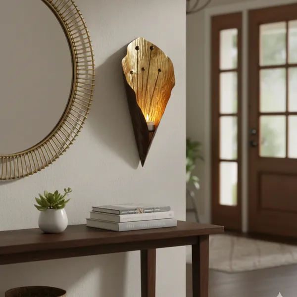 Gold_Tulip_Wall_Candle_Holder_in_Gold_Leafing,_Diwali_Decor_Gift,_Wall_Tealight_Holder_by