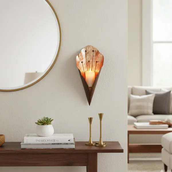 Tulip_Wall_Candle_Holder_Copper_Leafing_12"