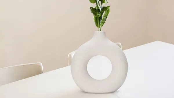 Donut_Ceramic_Vase_for_Dried_Flower-8inch_Double