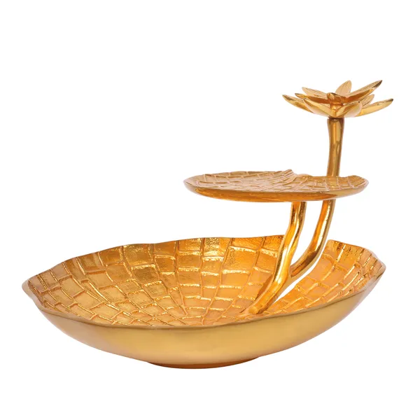 Double_layer_Aluminum_lotus_Bowl