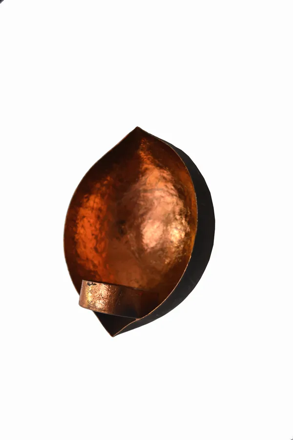 Gold_Finish_Drop_Shape_Wall_Candle_Holders_-_Copper_Leafing