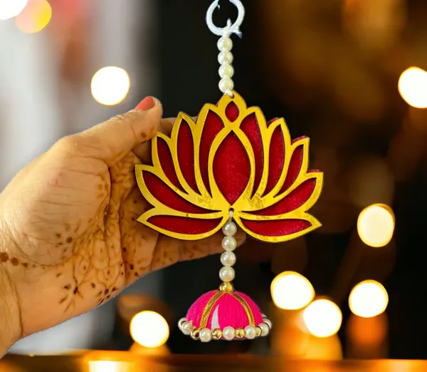 Decorative_Wall_Hanging_Lotus_with_Jhumka_Pooja_wall_decor_Set_of_6_pcs(RED)