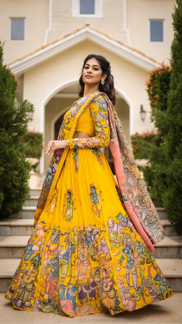 Yellow_Silk_Cotton_Brindavan_Lehenga_Choli_Set_for_Women_&_Girls