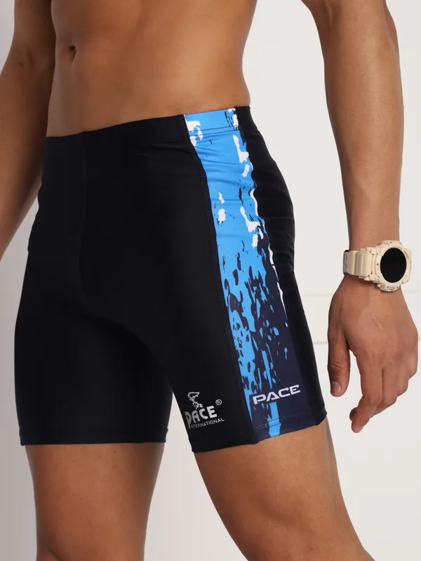 Navy_Blue_&_Firoji_Compression_Tights_For_Men