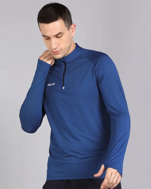 Airforce_Blue_Full_Sleeve_T-Shirt_For_Men