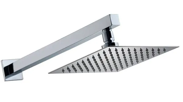 RSP_Quality_bit_®_Stainless_Steel_Ultra_Slim_Overhead_Shower_(8_x_8_Inch,_Silver)