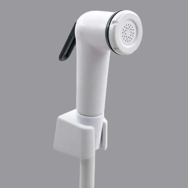 White___Candela_PVC_Flexible_Health_Faucet_Set_With_Gun_Pipe_Hook_-Bathroom_Accessories_(Standard_Size_)_#New