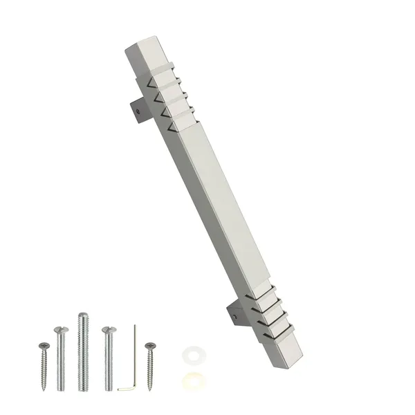 Pack_Of_2_Duke_Modern_Square_Main_Door_Handle_Elegant_Ribbed_Designer_Pull_For_Internal_External_Wooden_Doors_Heavy_Duty_Corrosion_Resistant_Satin_Chrome_Finish_Size_12_Inch_Pack_Of_2