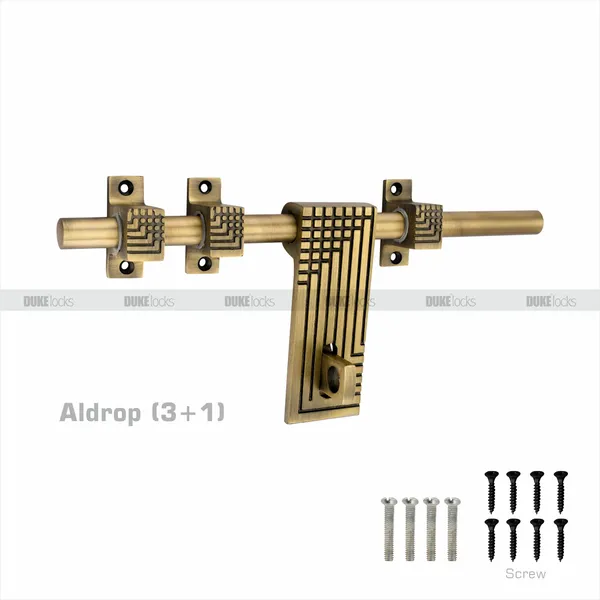 DUKE_Aldrop_L-Dot_(3+1)_12_inch_Antique_Brass_Finish