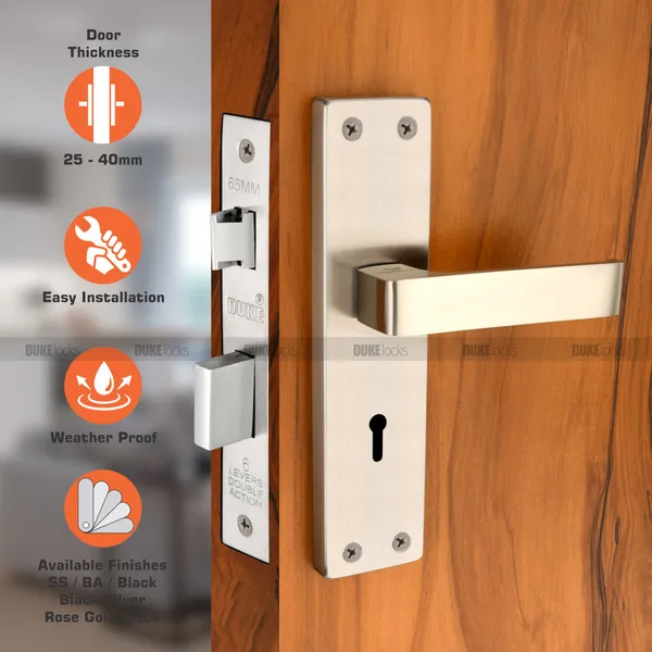 DUKE DUKE Mortice Door Lock Set 652 SS BIG (8 INCH) 200MM Price in