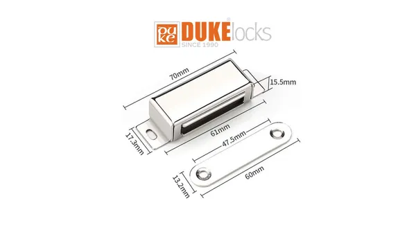 Duke_Stainless_Steel_Magnet_Catcher_With_Fitting_Screw_(Pack_of_10_Piece)