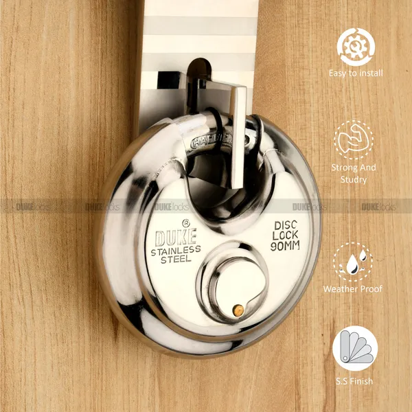 Disc_Lock_Ultra_90mm_Big_Size_Full_Stainless_Steel_(SS_304_Grade)_Body_3_Brass_Ultra_Dimple_Computerized_Keys_Hardened_Shackle_Round_Shutter_Lock