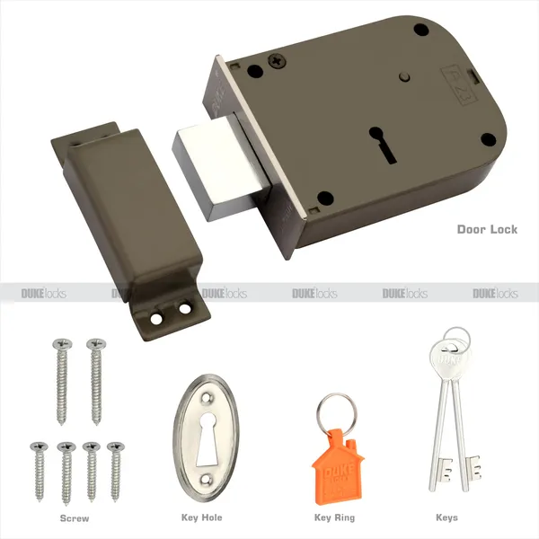 Door_Lock_Dyna_Regular_Heavy_Main_Door_Lock_with_One_Solid_Hudka_6_Levers_100mm_Double_Action_Locking_with_2_Chrome_Finish_Keys