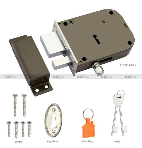 Door_Lock_Dyna_2-1_Heavy_Main_Door_Lock_with_One_Solid_Hudka_and_Latch_6_Levers_100mm_Double_Action_Locking_with_2_Chrome_Finish_Keys