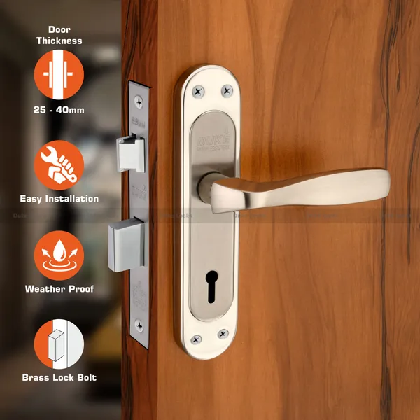 2_Tone_Finish_Mortise_Lock_Set__with_2_Handles,_3_CP_Finish_Keys,_Screws_&_Spindle_-_Mortice_Lock_Set_with_Handle_Door_Lock_Handle_Set_for_Home,_Office,_Hotel
