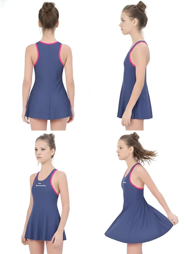 Navy_Blue_Polyester_Spandex_And_Nylon_Swimwear_For_Girls