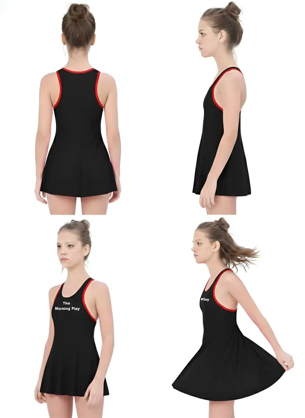 Black_Polyester_Spandex_And_Nylon_Swimwear_For_Girls