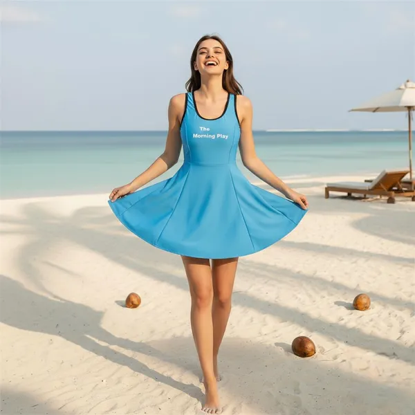 Blue_Polyester_Spandex_And_Nylon_Swimwear_For_Girls