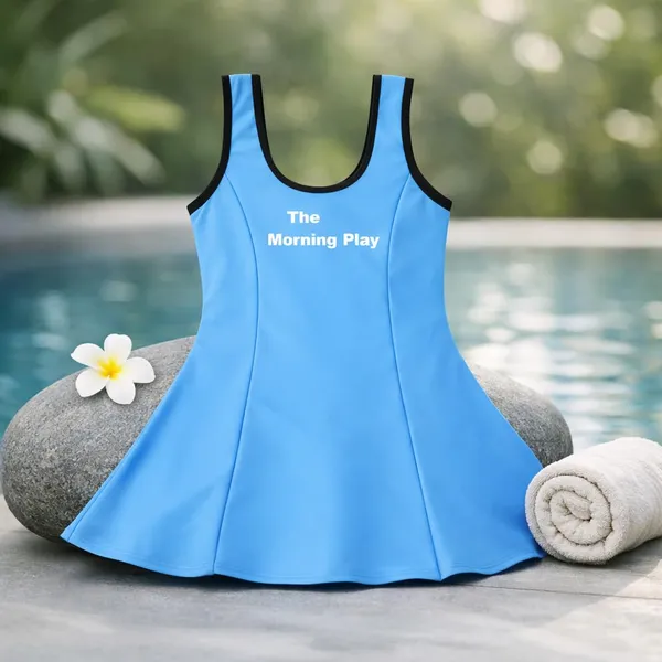 Blue_Polyester_Spandex_And_Nylon_Swimwear_For_Girls