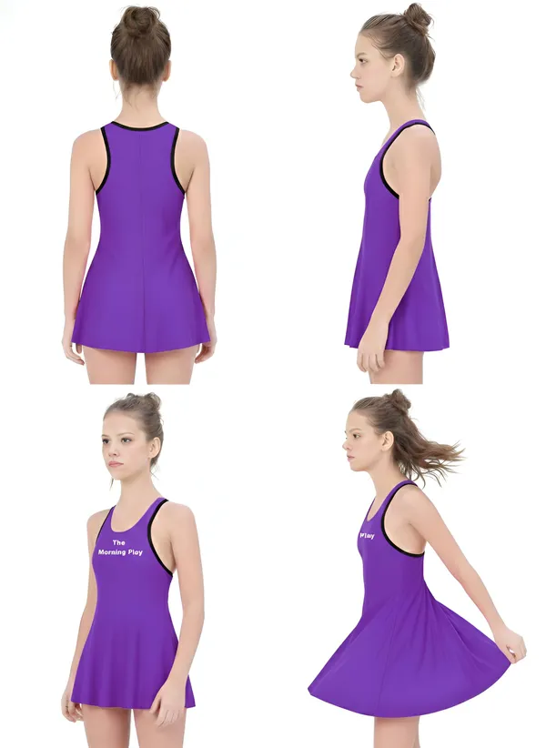 Purple_Polyester_Spandex_And_Nylon_Swimwear_For_Girls