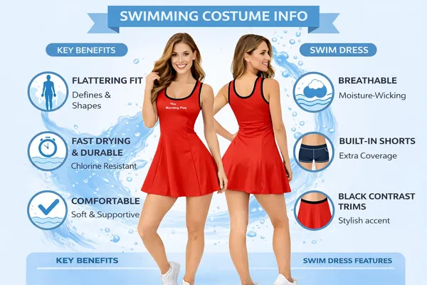 Red_Polyester_Spandex_And_Nylon_Swimwear_For_Girls