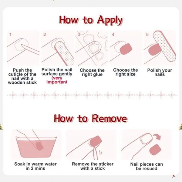 Set_Of_14_Pc,_Press-on_Nails,_Long_Almond_Maroon_False_Nails,_Glossy_Finish_With_Free_Glue_Kit
