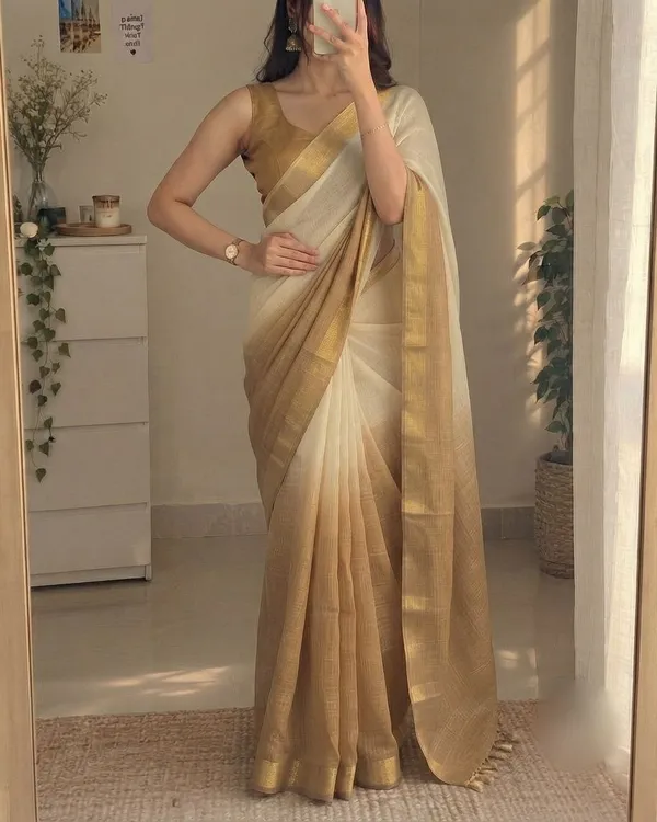 Beige_Gold_Kota_Silk_Cotton_Saree_with_Elegant_Zari_Border