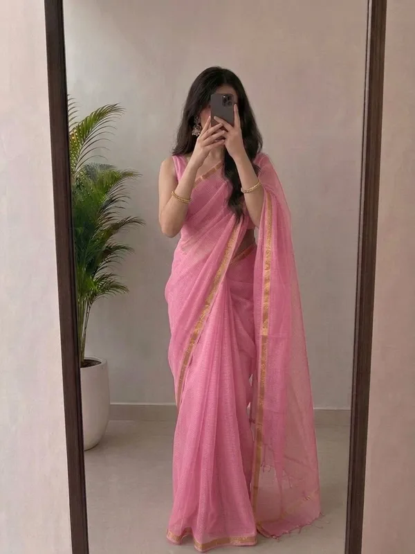 Charming_Baby_Pink_Kota_Doria_Silk_Saree_with_Woven_Zari_Golden_Border