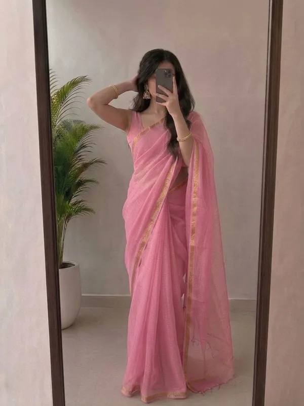 Charming_Baby_Pink_Kota_Doria_Silk_Saree_with_Woven_Zari_Golden_Border