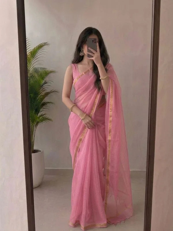Charming_Baby_Pink_Kota_Doria_Silk_Saree_with_Woven_Zari_Golden_Border
