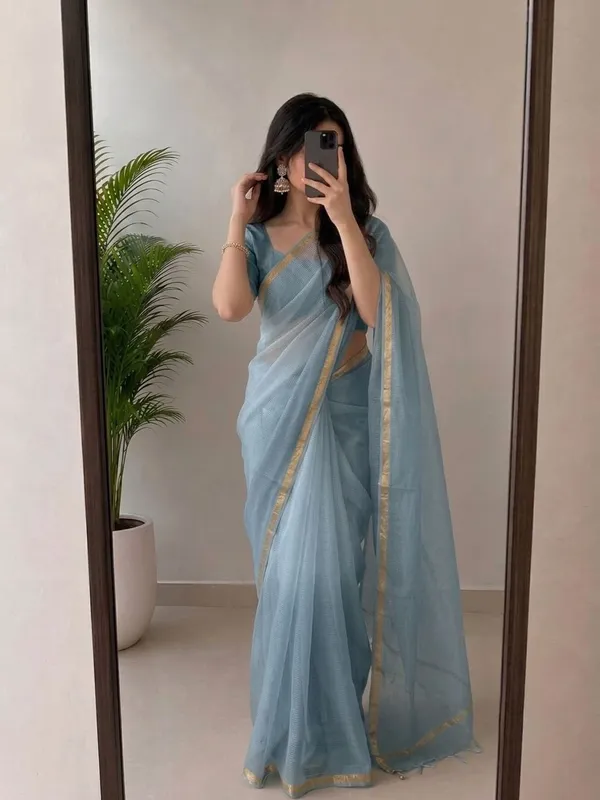 Graceful_Light_Greyish-Blue_Kota_Doria_Silk_Saree_with_Woven_Zari_Golden_Border