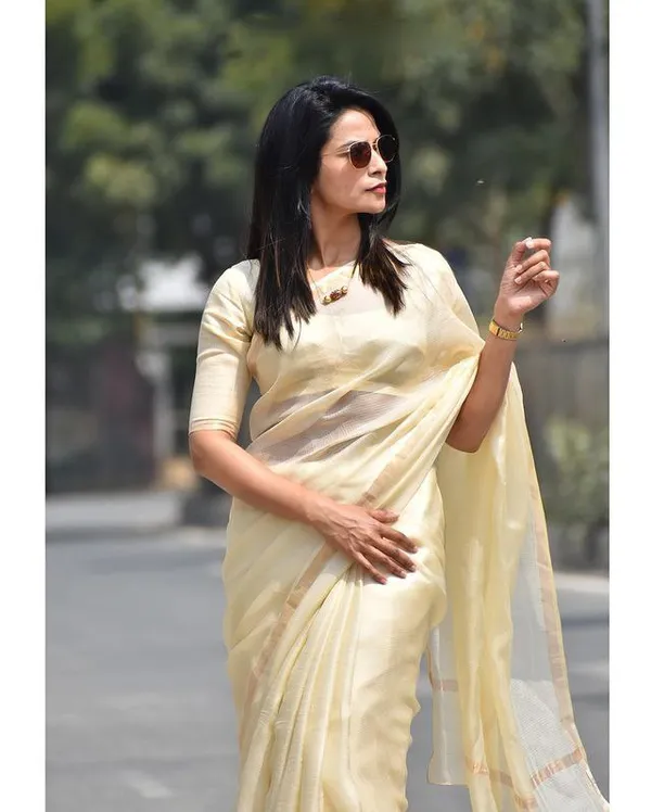 Cream_Kota_Silk_Cotton_Saree