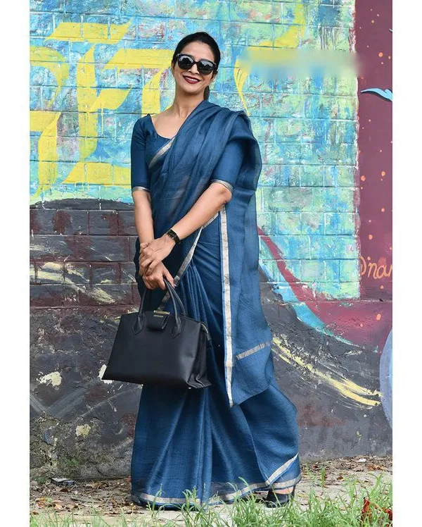 Prussian_Blue_Kota_Silk_Cotton_Saree