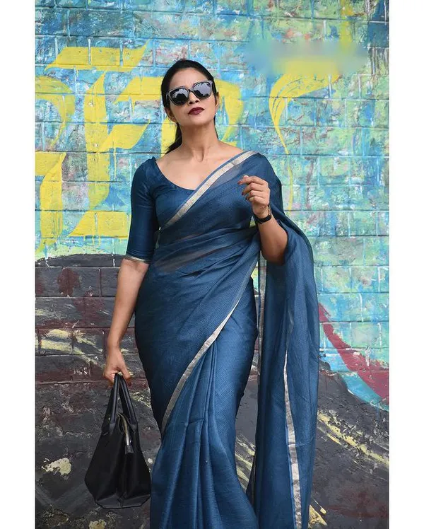 Prussian_Blue_Kota_Silk_Cotton_Saree
